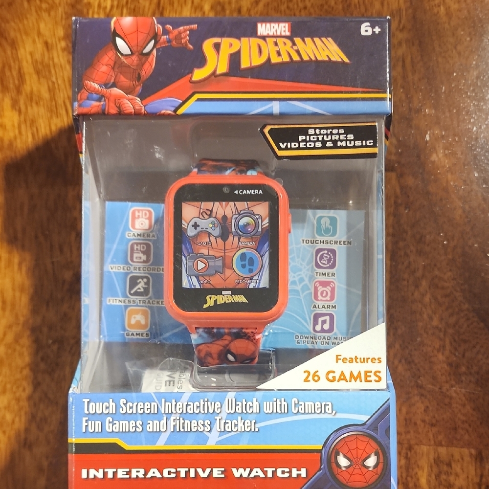 Marvel Spider-Man Red and Blue Kids' Smartwatch